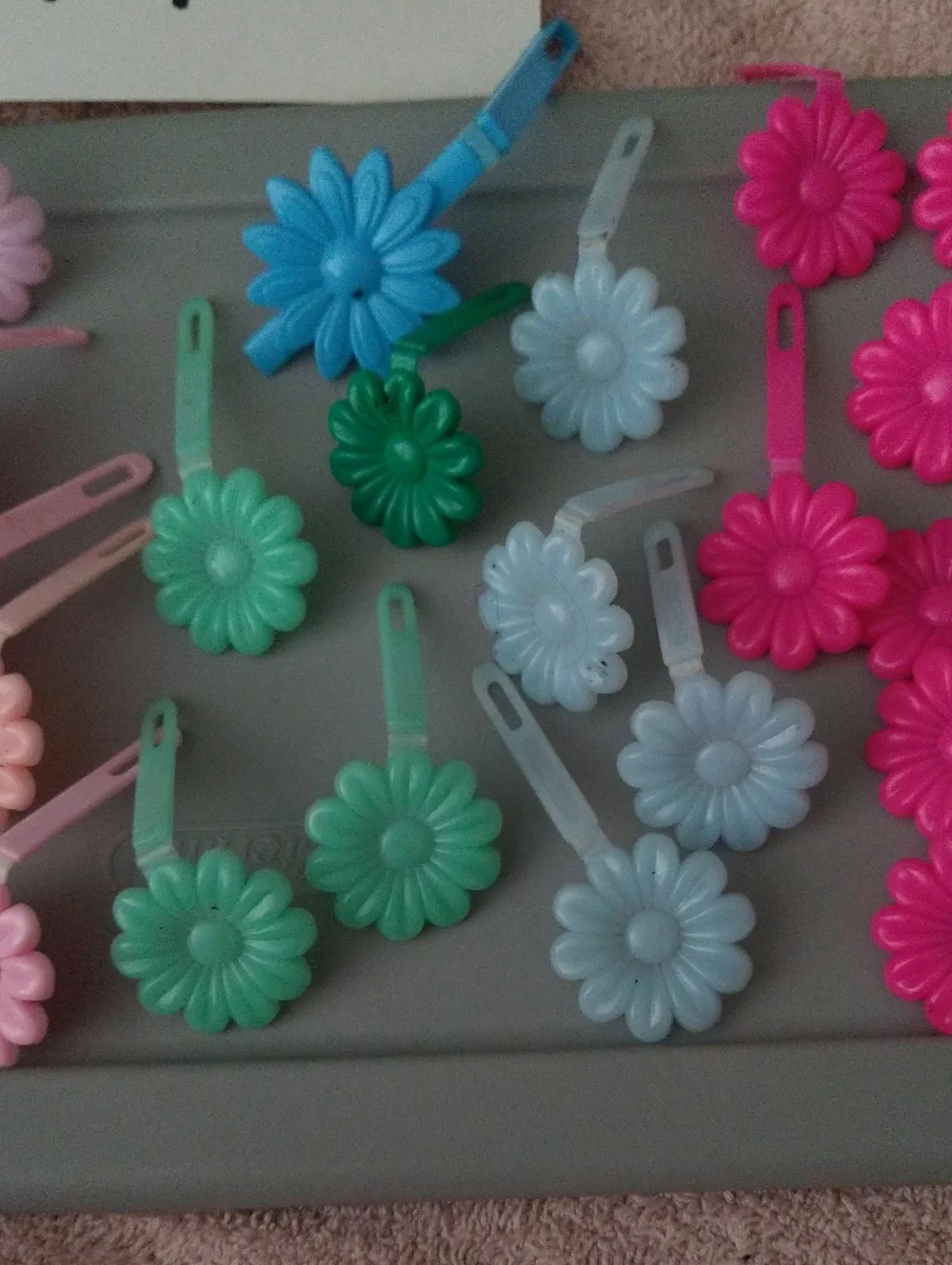 Kids Floral Snap Hair Clips - Multicolor Daisy Accessories